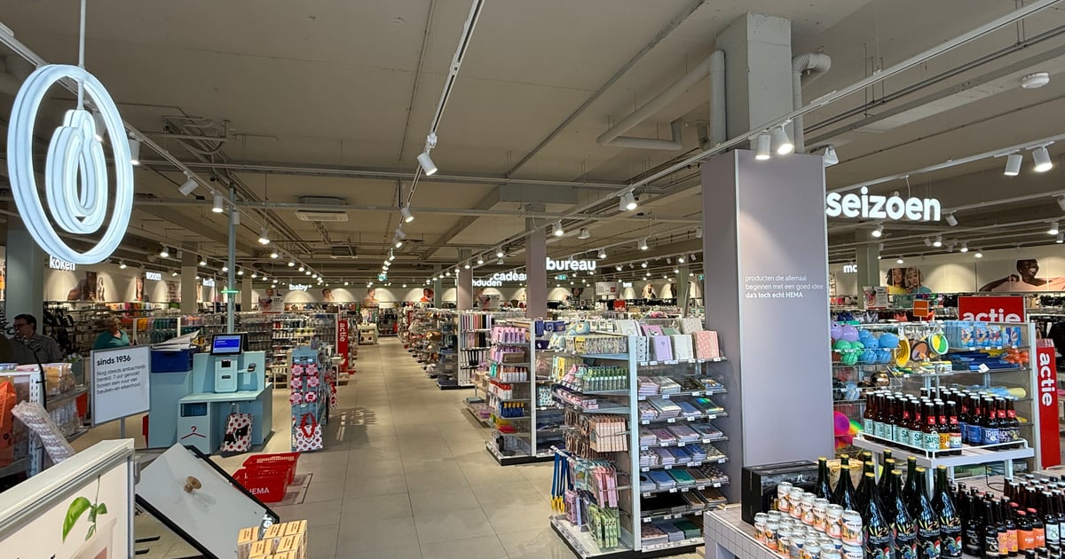 Winkelinterieur HEMA Echt